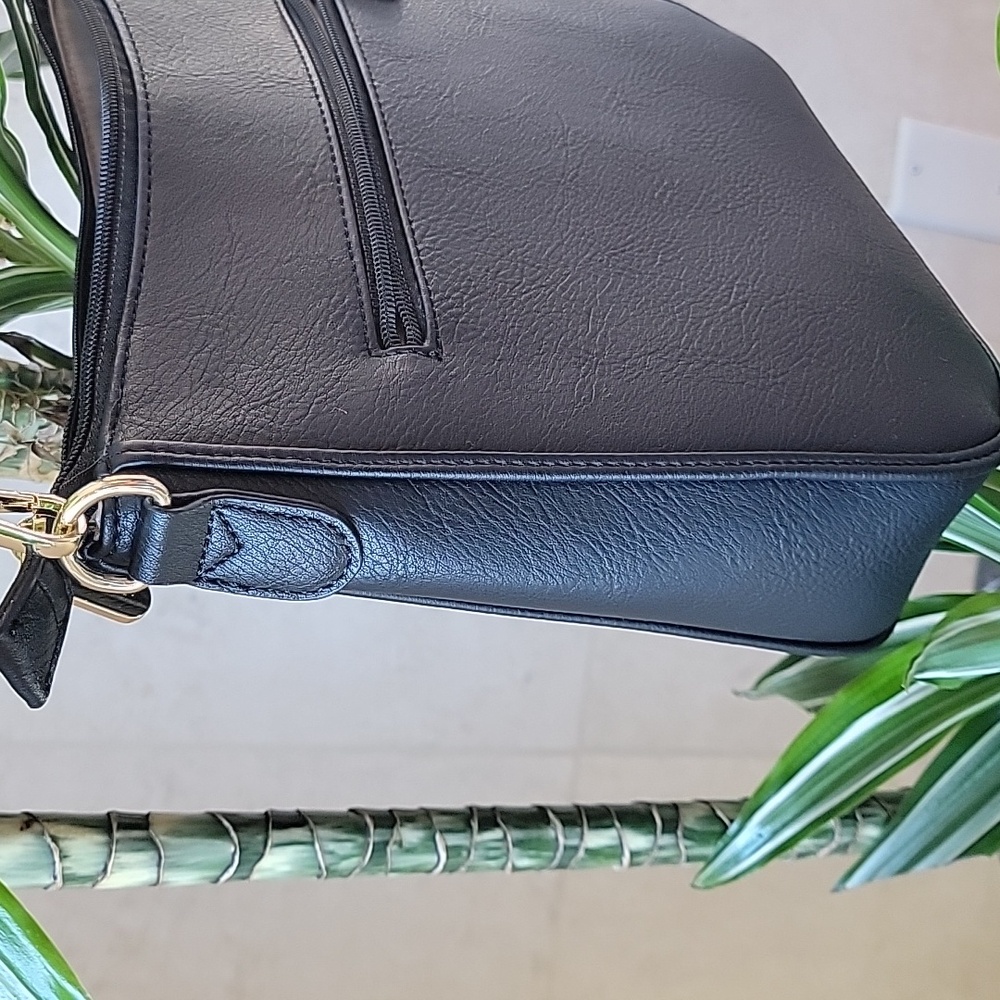 Bostanten Stylish Black and Brown Women's Bag - Picture 8 of 9